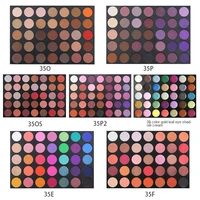 35 color eyeshadow earth color matte35color eye shadow plate makeup easy to color sequins glitter gold leaf eye shadow