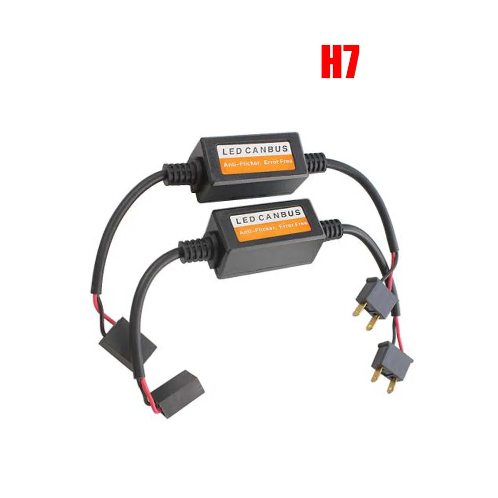 2 шт. безошибочный CAN-шина декодер для головного света автомобиля H1 H4 H7 H11 H13 H16 5202 9004