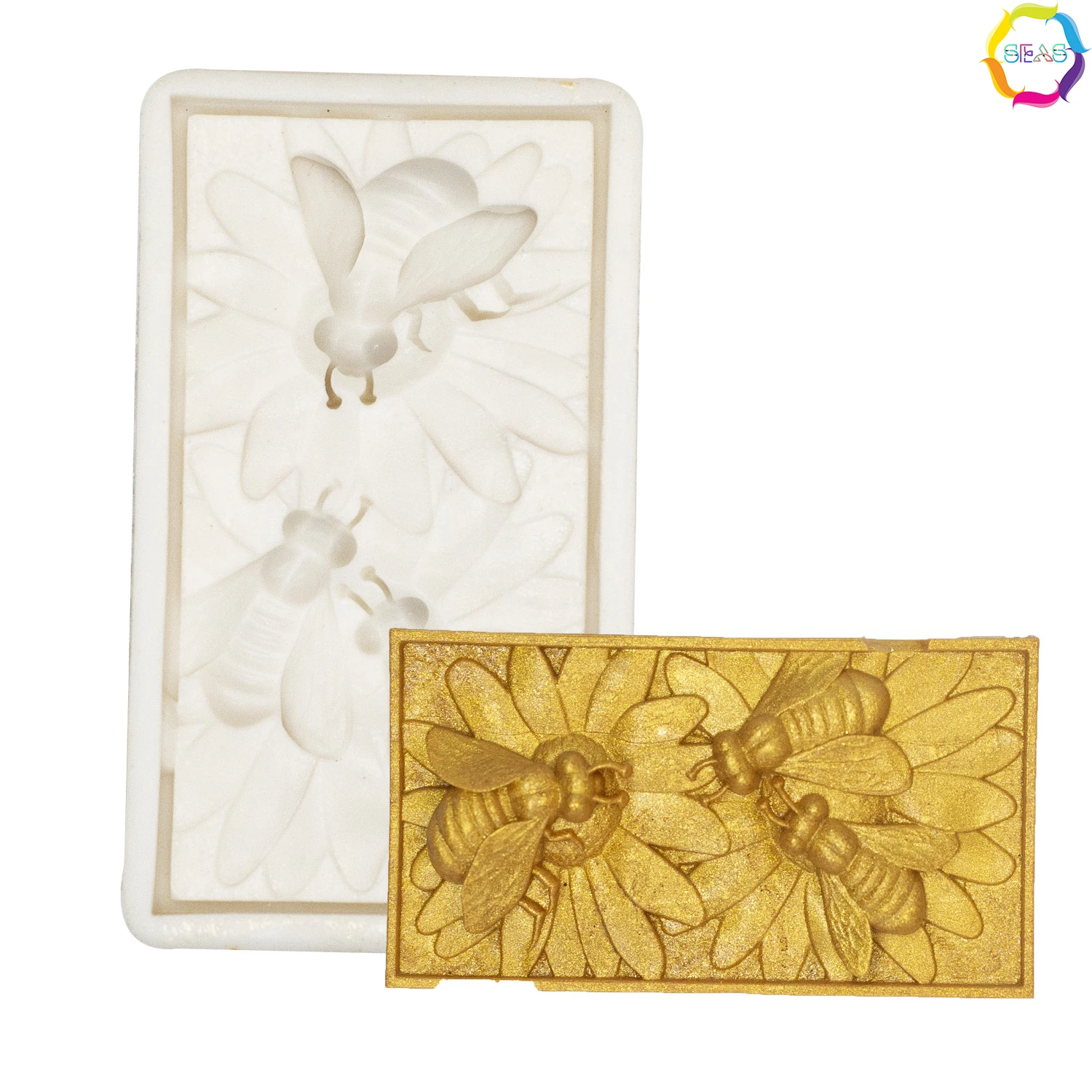 

Flower Lace Silicone Cake Mold Bee Fondant Mold Cake Decorating Tools Resin Mold For Baking Accessories Kitchen Utensils