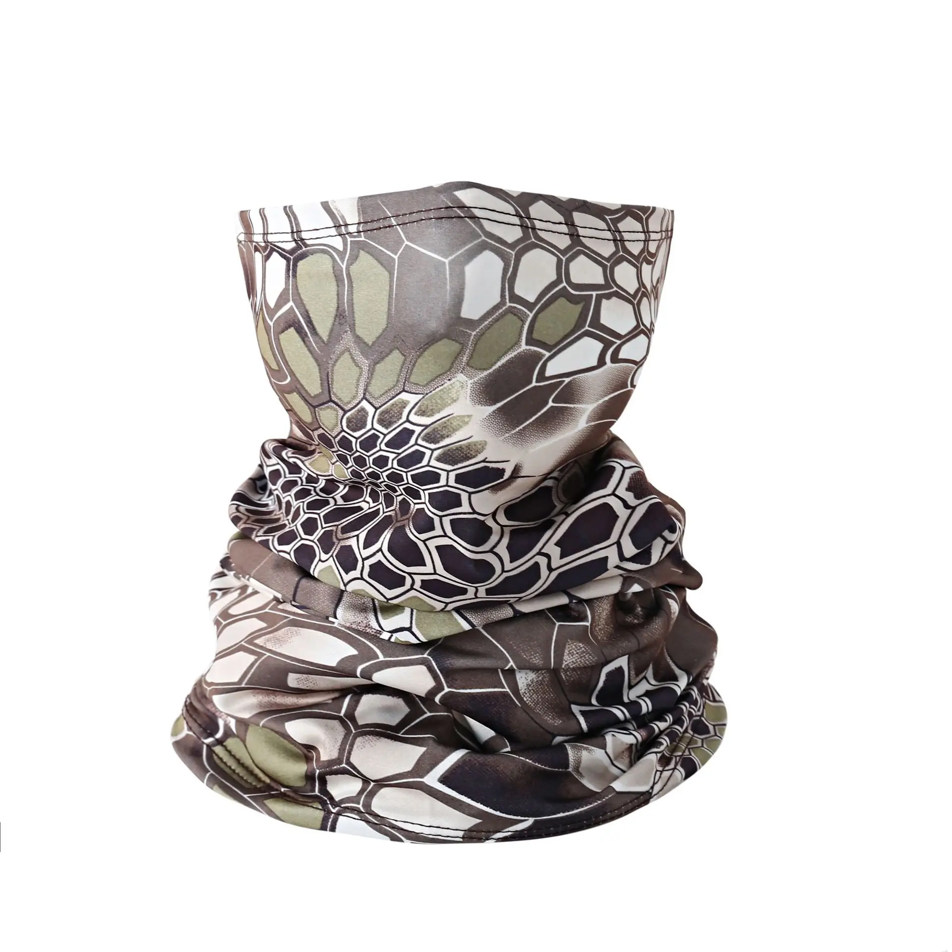 Летняя модная цветная уличная шелковая Солнцезащитная маска на шею для