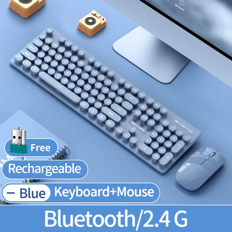 

Беспроводная клавиатура и мышь ly Ipad, полноразмерная Bluetooth клавиатура с 104 клавишами и портативная беспроводная мышь для ПК на Windows