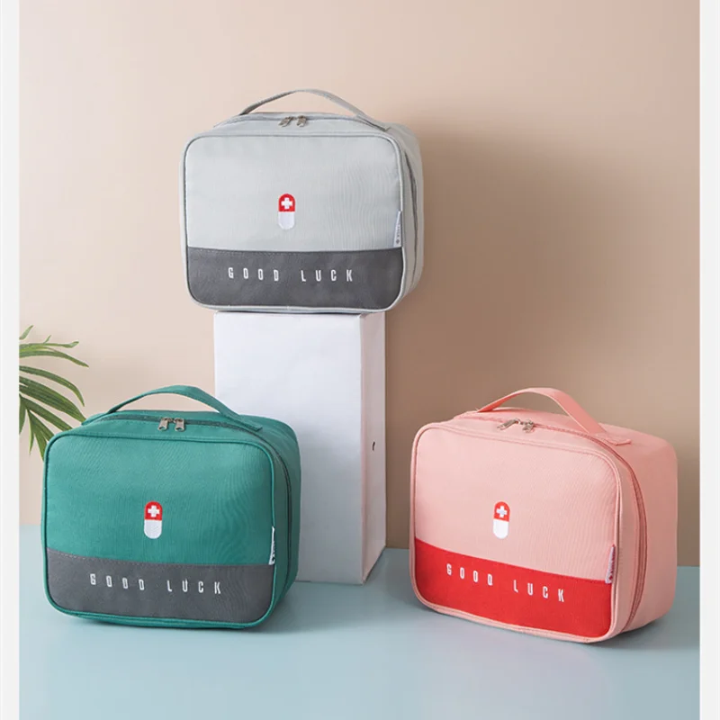 

Travel Medicine Storage Bag Multifunction Portable First Aid Kit Drug Sorting Sundries Classification Package Life Accessories