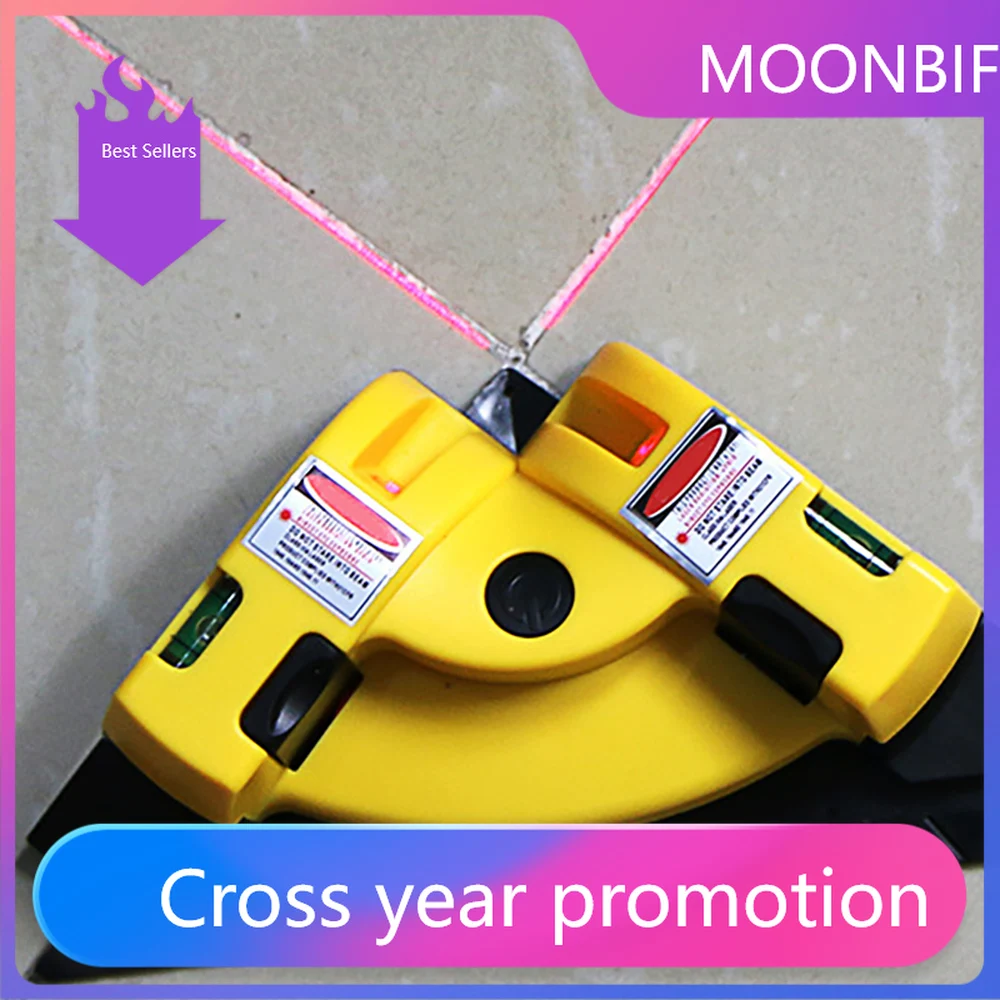 

Laser Level 90 Degree Vertical Horizontal Laser Line Projection Level Laser Level Laser Measuring Tool Tile Leveling System