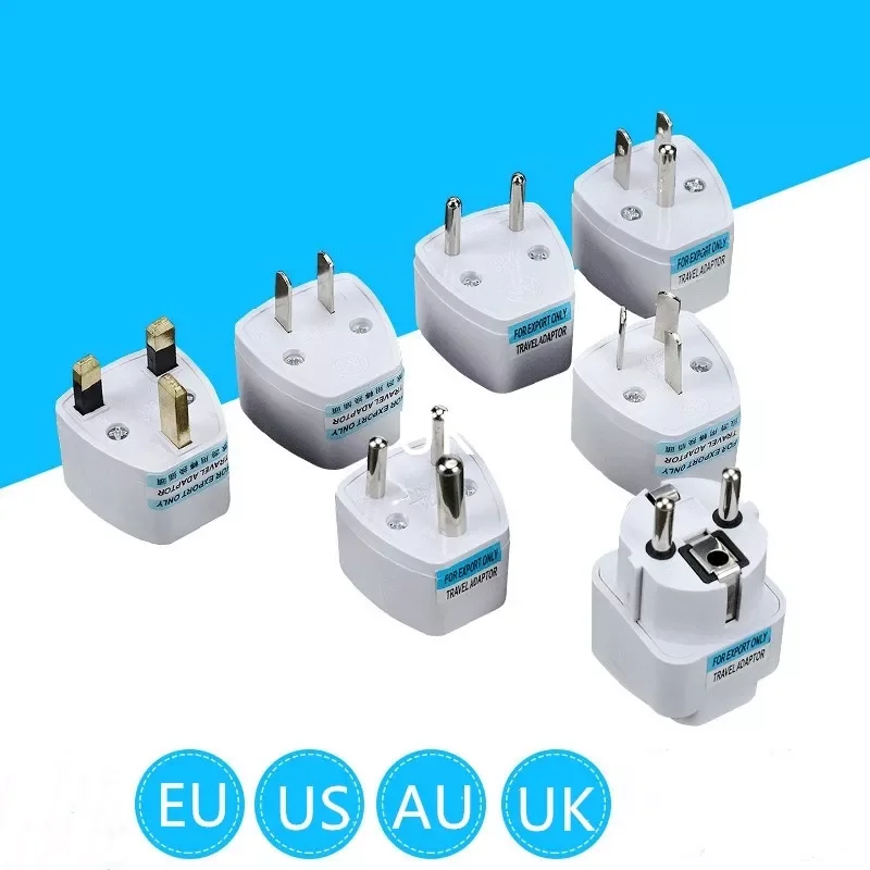 

Universal White US / UK to EU Europe AC Power Plug Portable Travel Voltage Converter Adapter Suitable for Travel / Home