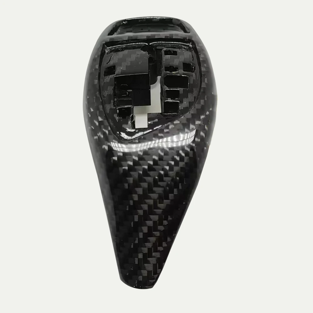 LHD do BMW F20 F80 F82 F83 F10 F85 F86 F12 F16 F30 1 2 3 4 Series GT Naklejka Panel Wykończenie Prawdziwa węglowa osłona dźwigni zmiany biegów