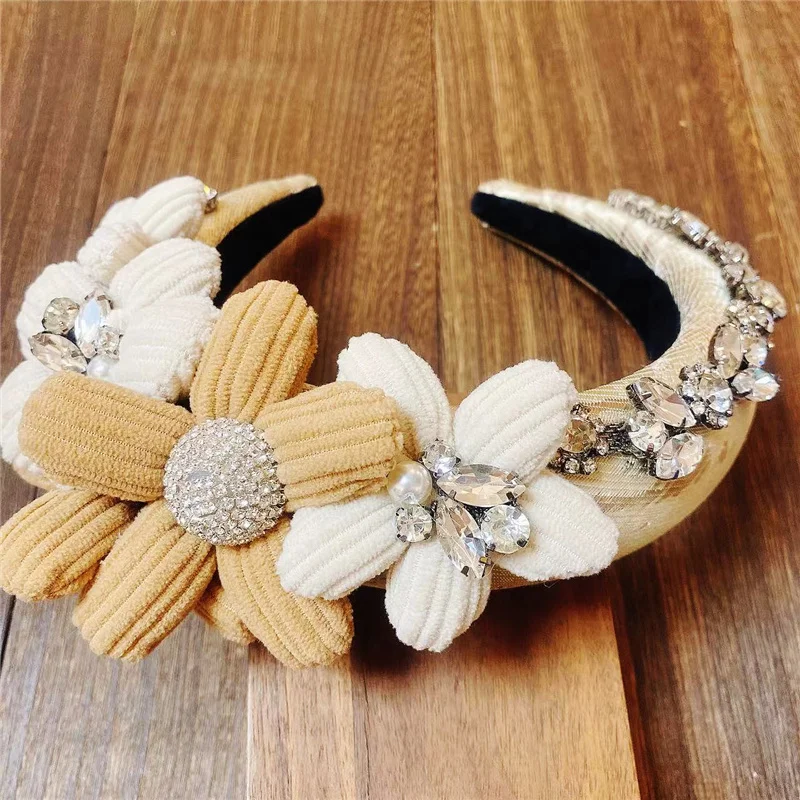 Женская повязка на голову в стиле ретро 3 цвета