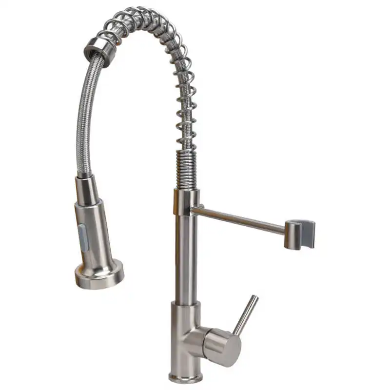 

G1/2 Kitchen Sink Faucet Copper Iron Rubber Kitchen Spring Type Sink Faucet for Farmhouse Kitchen Utility Kitchen Tools Sets