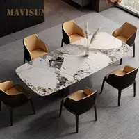 Furniture For Dining Room Table And Chair Simple Big Family Dinner Custom Luxury Gorgeous Dining Table Large Household Marble