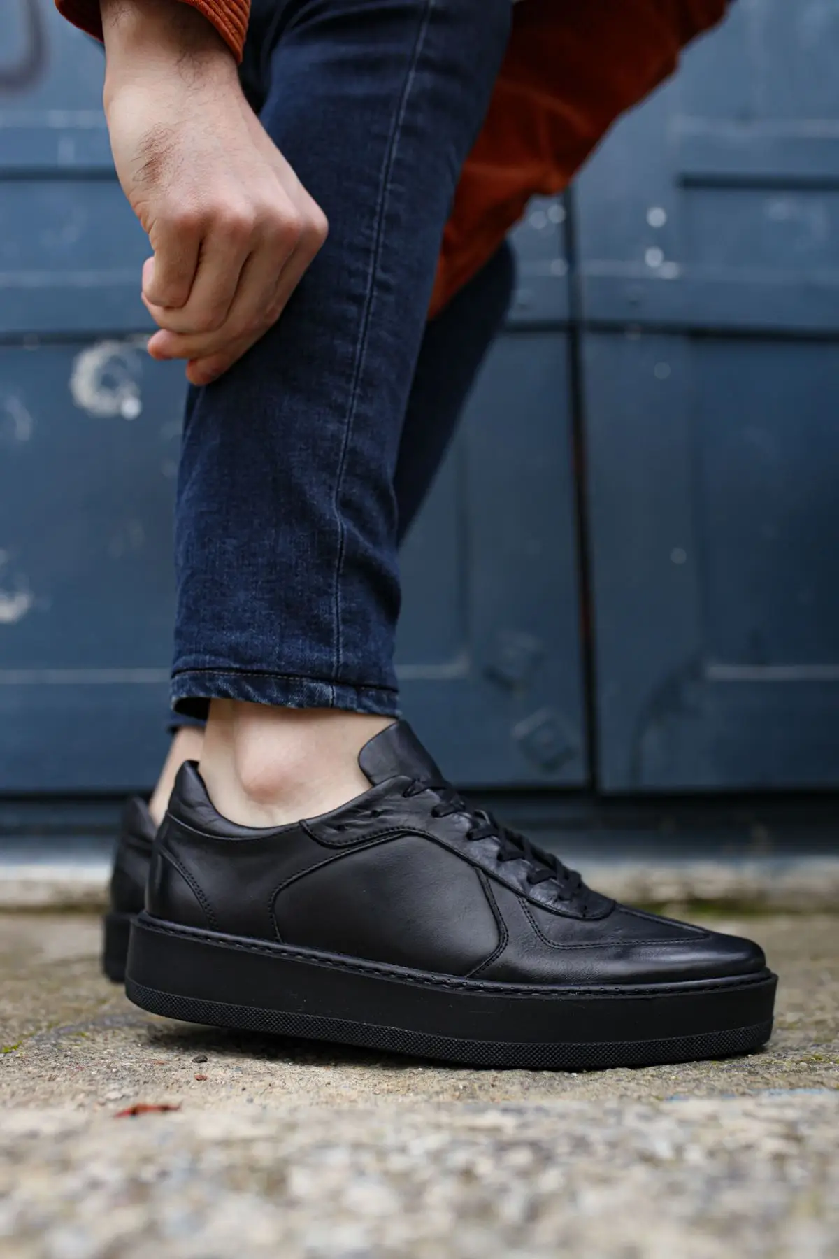

Men Shoes Shoe Male Platform Designer Casual Genuine Leather Luxury Brand Fashion Original Steel For 2021 Summer Spring Sneaker