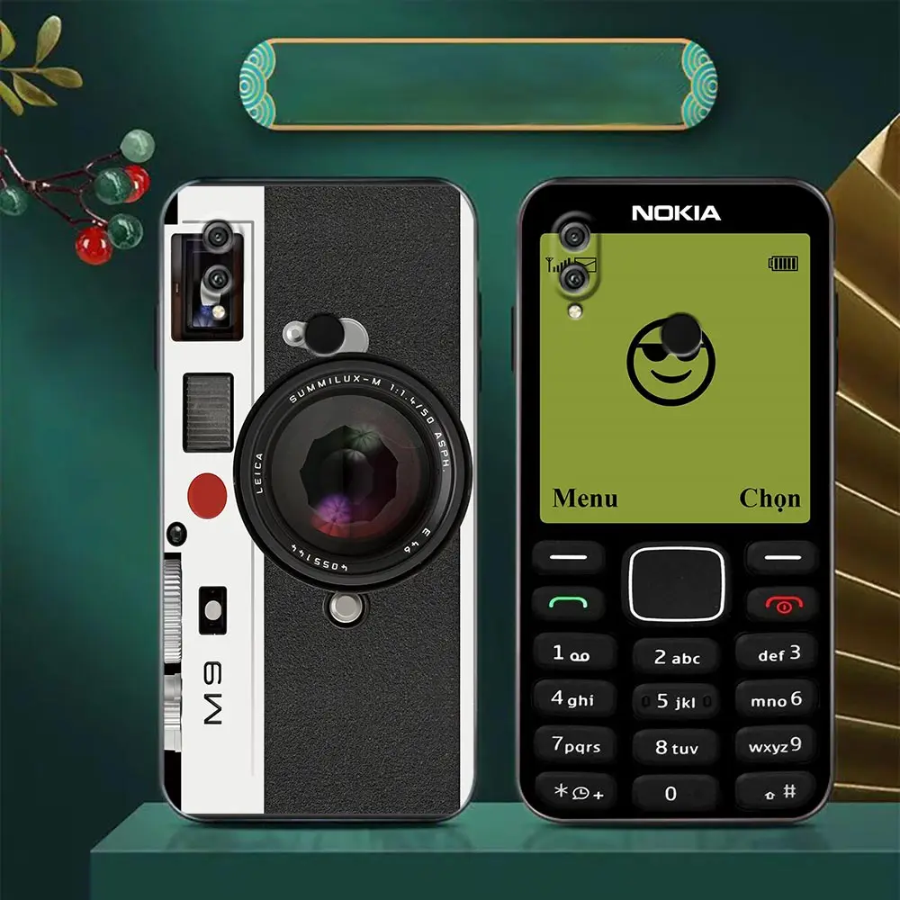 Case For HUAWEI Honor 9X 9 8 8X Max 80 70 60 50 30 20 10 10I NOTE 10 Lite Pro Case Funda Coque Shell Retro Cassette Phone Camera