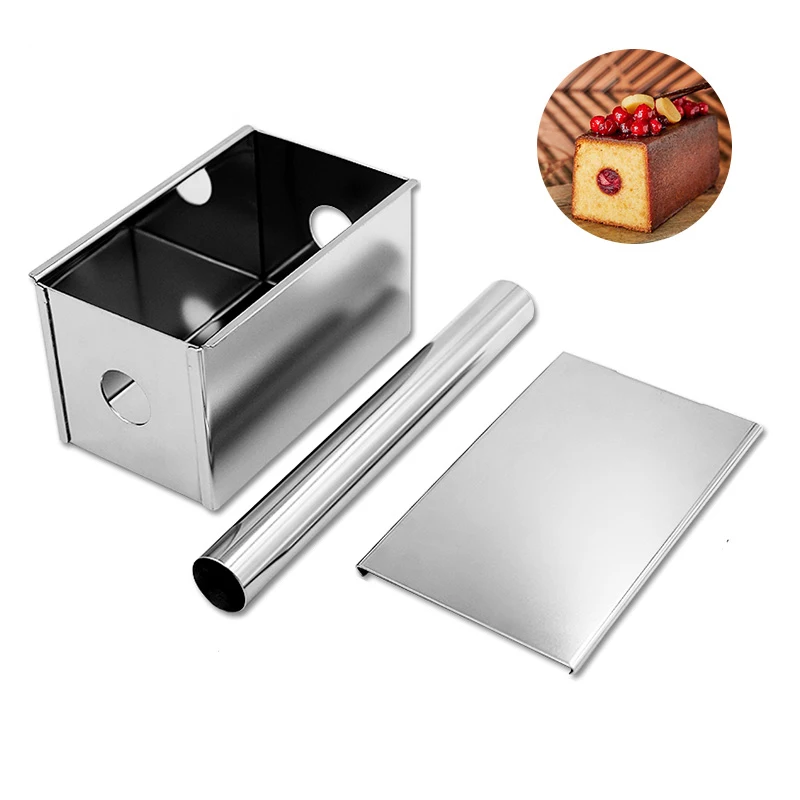 

Stainless Steel Sandwich Mould Travel Cake Mold Pound Cake Molds Kitchen Baking Cake Tools