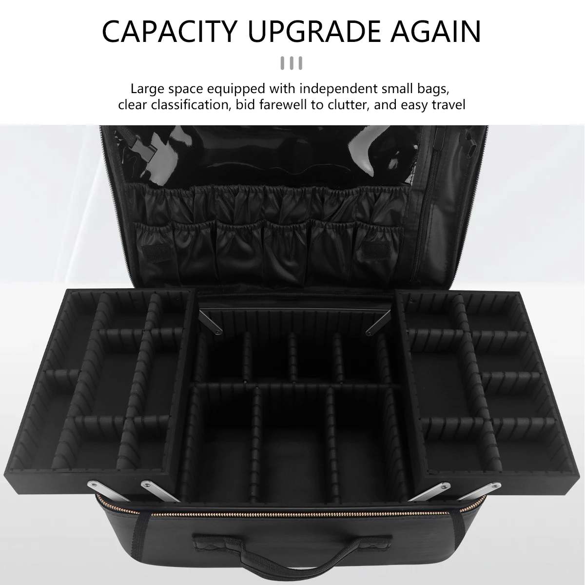 Дорожный косметичка-профессиональный регулируемый разделитель косметичка