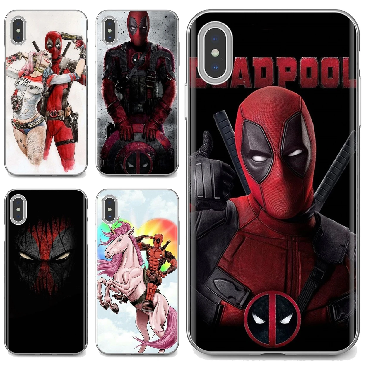 Дэдпул Marvel смешное искусство дешевый силиконовый чехол для телефона Huawei P50 P30 P40 P20