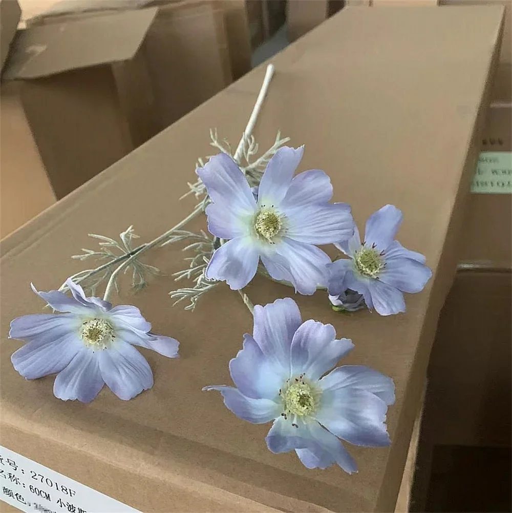 

Искусственный шелковый цветок ромашки 60 см белый