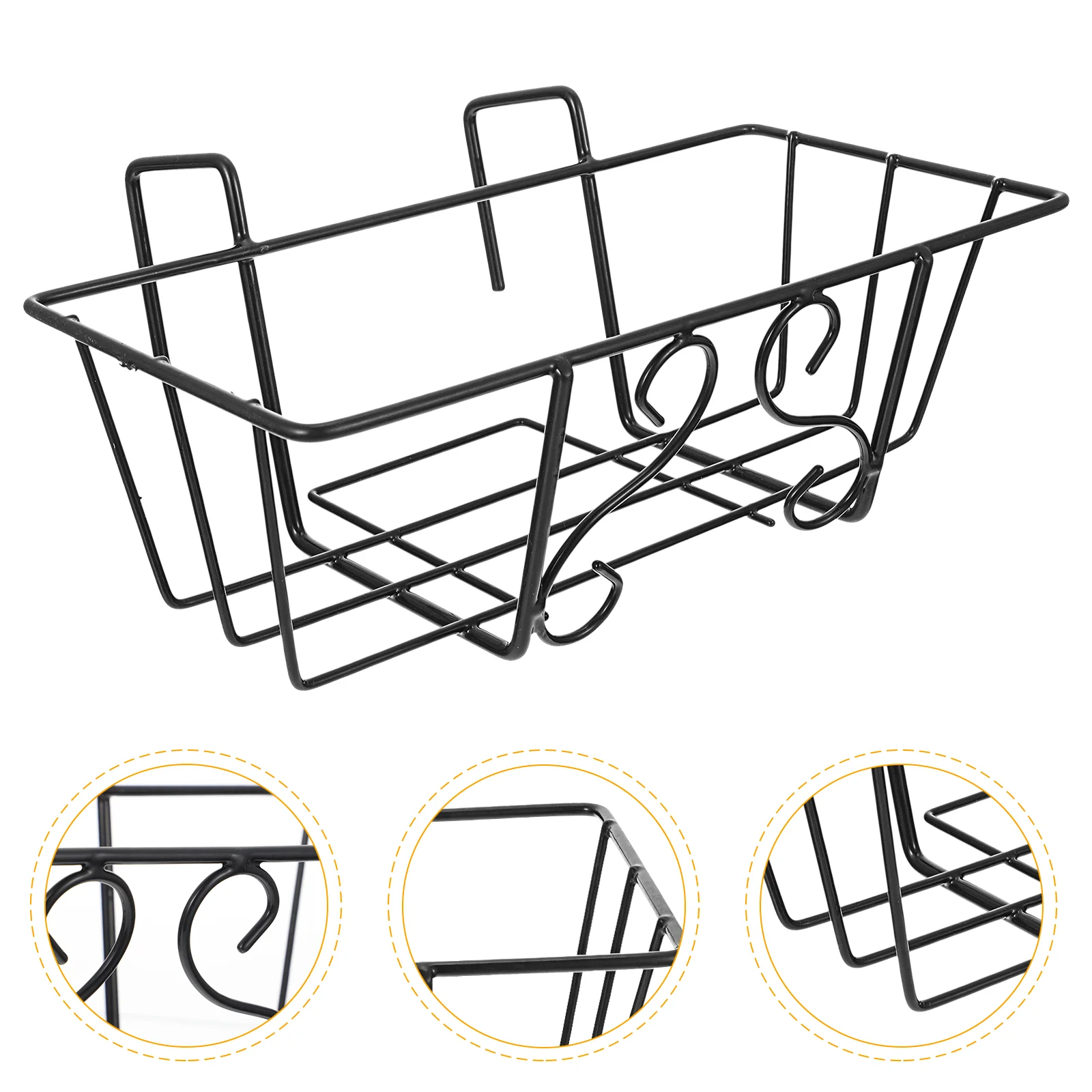 

Iron Flower Stand Flowerpot Rack Planter Bracket Hanging Holder The Fence Railing