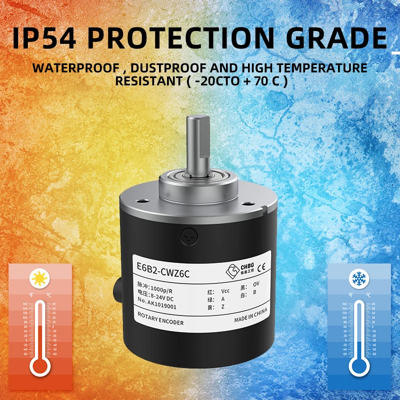Поворотный кодировщик CHBG E6B2 CWZ1X 1000 1024 1200 1500 1800 2000 2048 P/R DC 8 В ~ 12