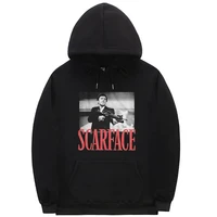 scarface tony montana big guns little friend sweatshirt streetwear pacino gangster movie hoodie men women fashion casual hoodies