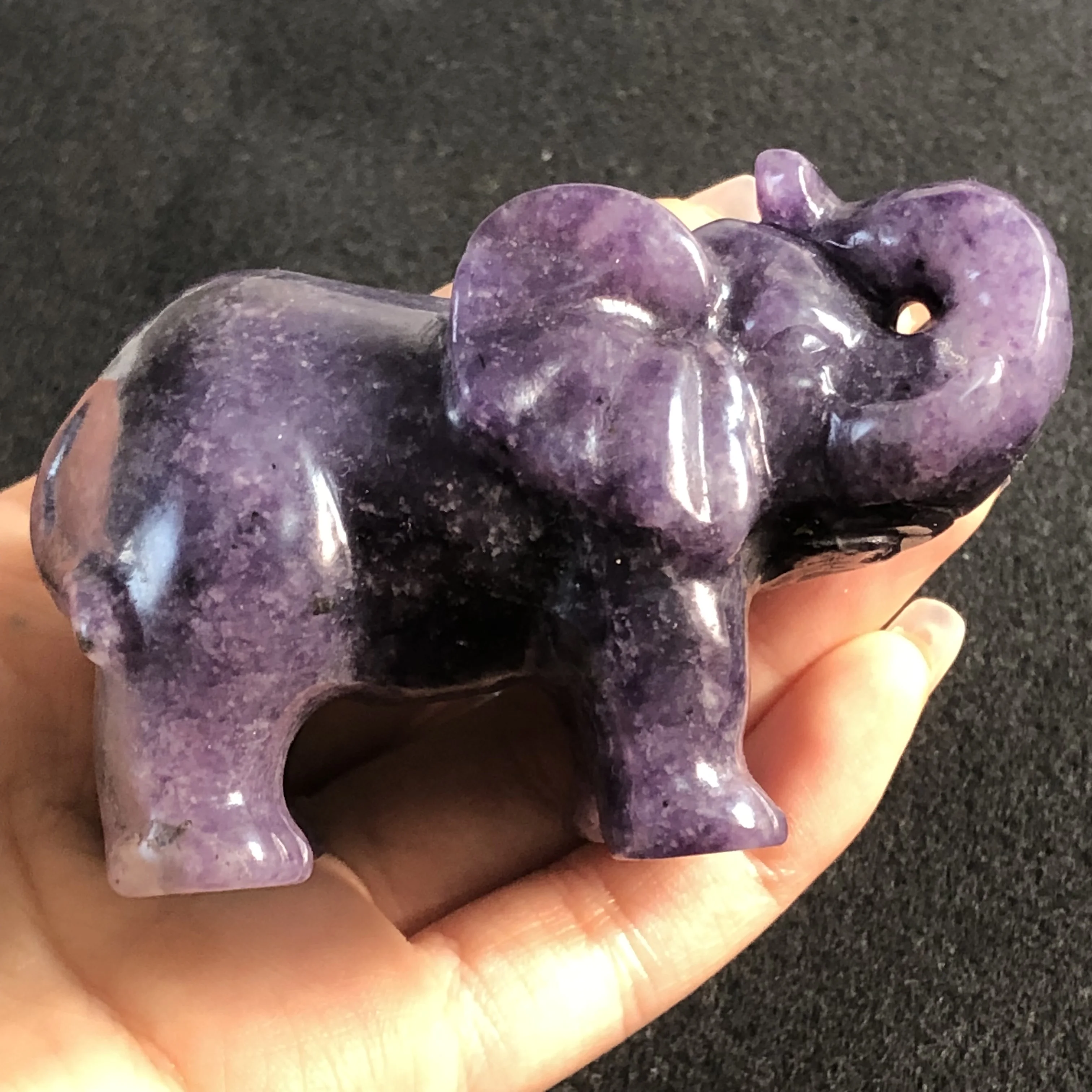 

Статуя лепидолита слон Tituo Stone Store