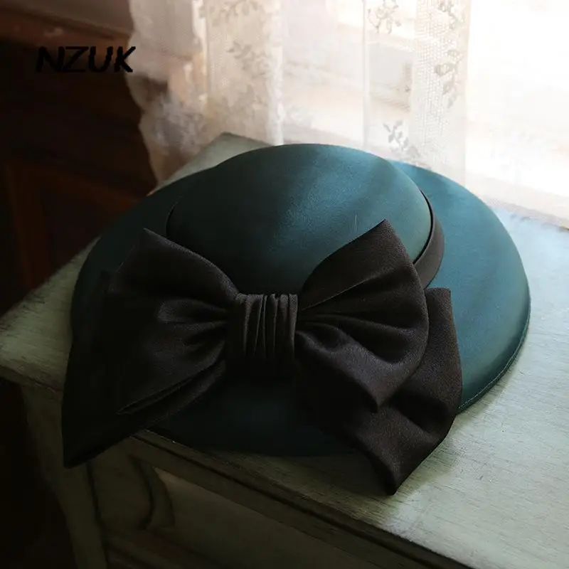 

Ladies Millinery Hat Party Wedding Hat Wide Brim Fedora Kentucky Derby Headpiece Fascinators Church Hair Accessories