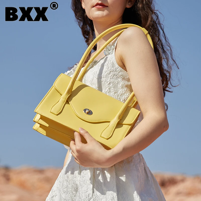 

[BXX] Shoulder Versatile Underarm Bag For Women 2023 New Fashion Large Capacity Travel Office Lady Bags Portable Handbag 8CY94
