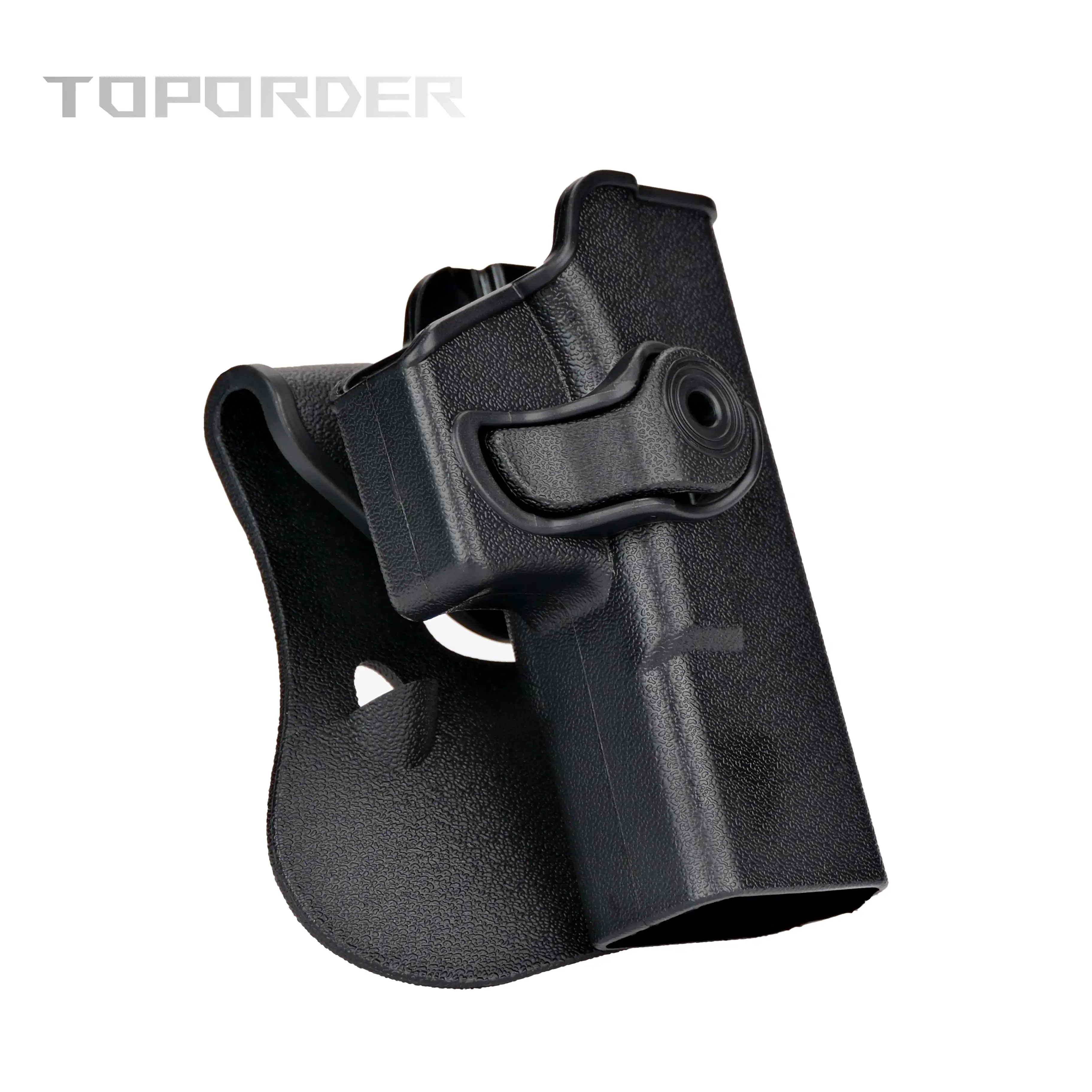 Фото Тактическая кобура для пистолета Glock, подходит для охоты на открытом воздухе Glock G17, G19, G22, G23 с двойным карманом для журналов диаметром 9 мм №5