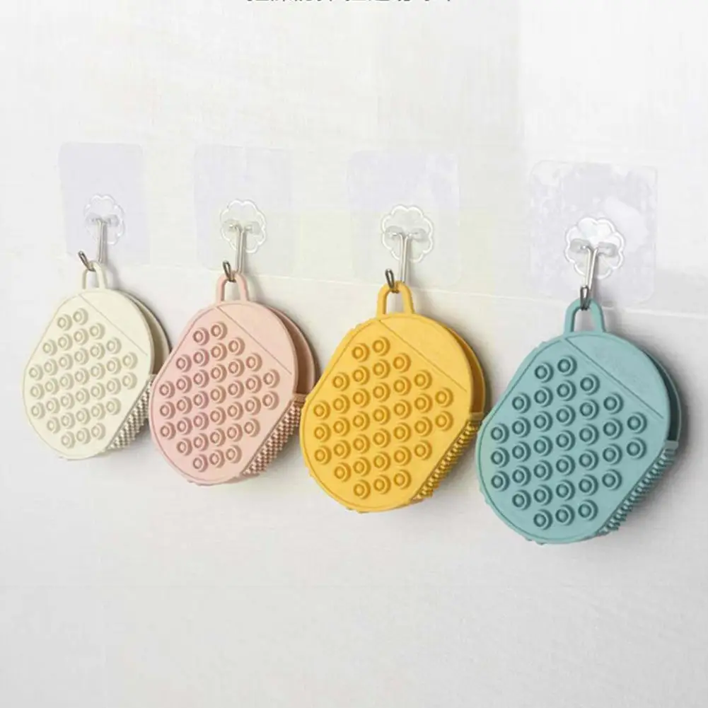 

Pvc Antibacterial Bath Brush Body Scrub Exfoliating Brush Bath Cleansing Deep Body Silicon Cleansing Bath Brush Brush F8e2