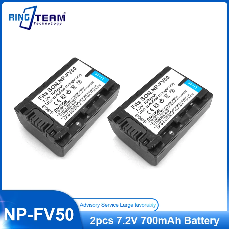 Литий-ионный аккумулятор для Sony HDR CX390 290E PJ510 820E 790E 660E XR260 CX700E PJ50E 30E SR68 CX180E VG10E, 2 шт. Литий-ионный аккумулятор для Sony HDR CX390 290E PJ510 820E 790E 660E XR260 CX700E PJ50E 30E SR68 CX180E VG10E, 2 шт.