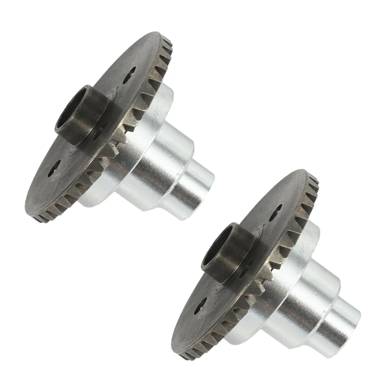 

2X For HSP 94180 Upgrade Parts 180009 Connect Box With Gear 38T 180009 1/10 Scale 4WD RC Rock Crawler Parts Silver