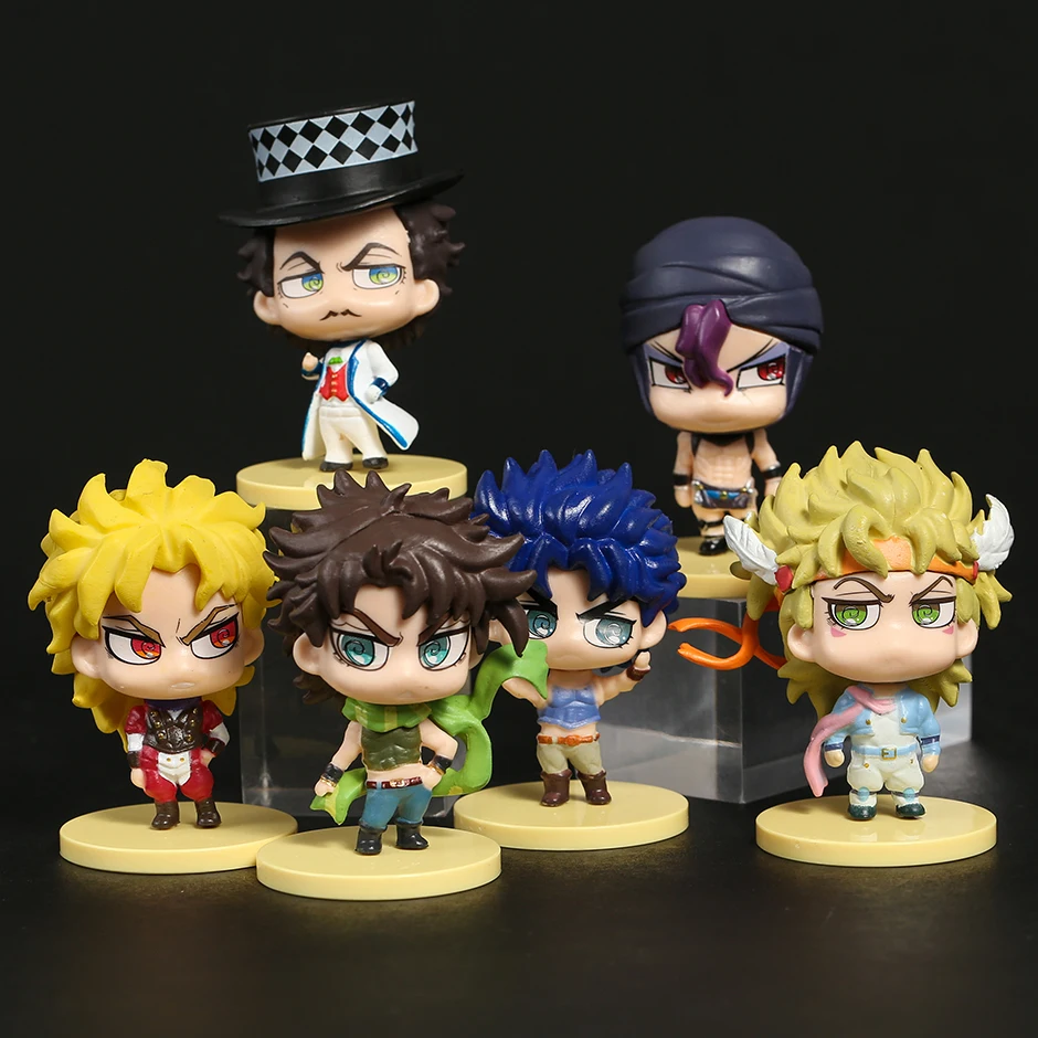 

JoJo's Bizarre Adventure Battle Tendency Jonathan Joseph Joestar Dio Brando Kars Caesar Zeppeli Q Ver PVC Figures Toys Dolls