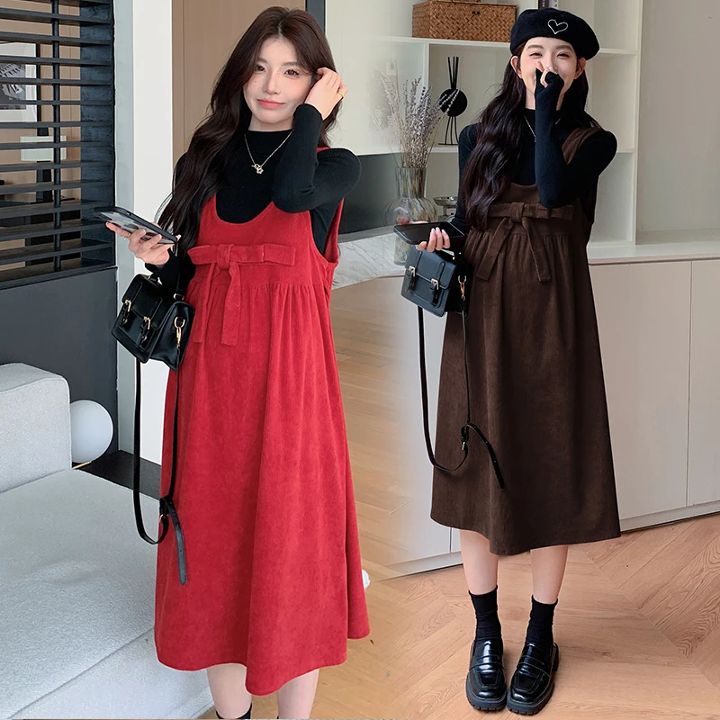 Комплект одежды для беременных в японском стиле свитер с длинным рукавом +