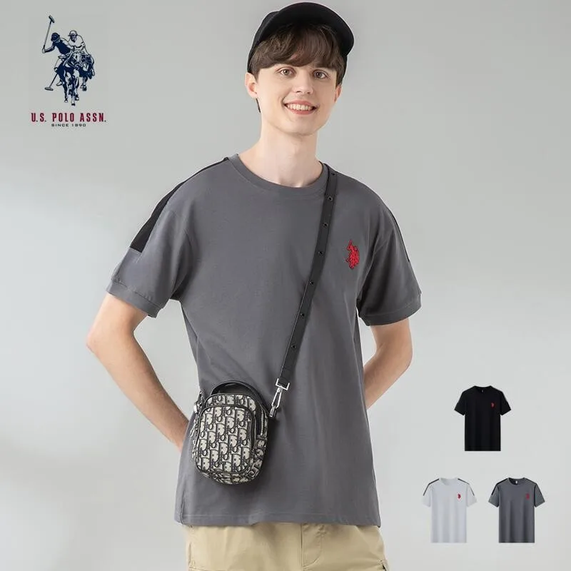 

U.S. Polo Assn. Men's 100% Cotton Loose T-Shirt Fashion Casual Everyday Versatile Breathable Comfort Short Sleeves