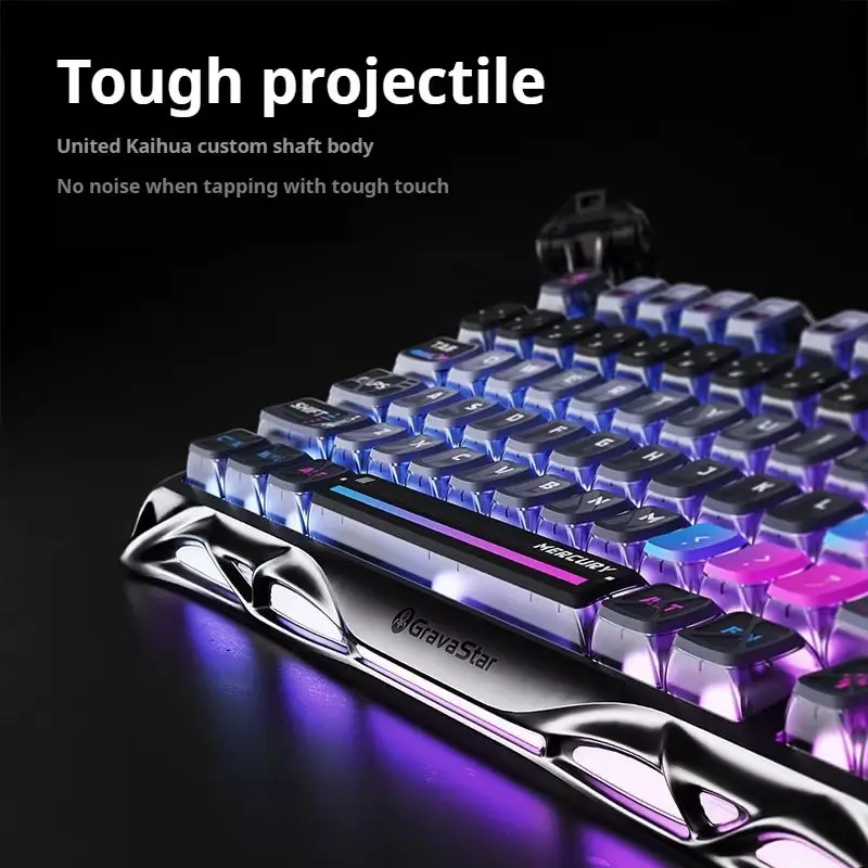 Gravastar Cocoon Breaking 75k1 Pro Механическая клавиатура Трехрежимная механическая