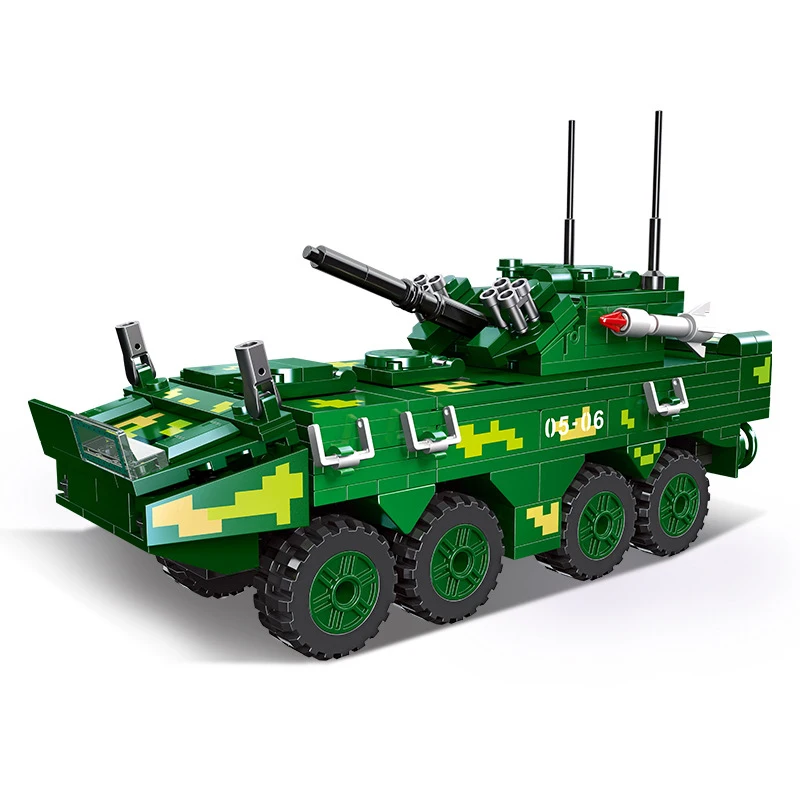 

Military Tank Model Building Blocks Main Battle Tank DIY Assembling WW2 Army Soldier Bricks Educational Toys for Children Gifts