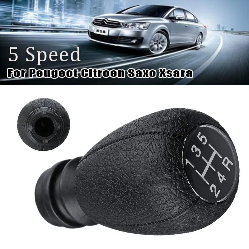 

5 Speed Gear Shift Knob For Peugeot 106 205 308 405 For Citroen Saxo C2 C3 Pluriel Berlingo B6 Xantia For Partner C1 Picasso