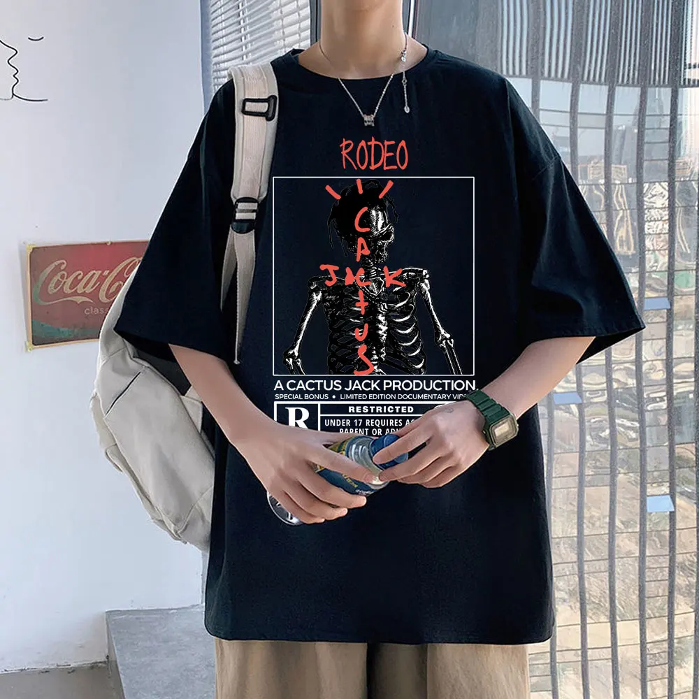 

Cactus Jack Tshirt Mens Short Sleeve Travis Scott Rodeo Look Mom I Can Fly T Shirt Men Women Hip Hop T-shirts Loose Streetwear