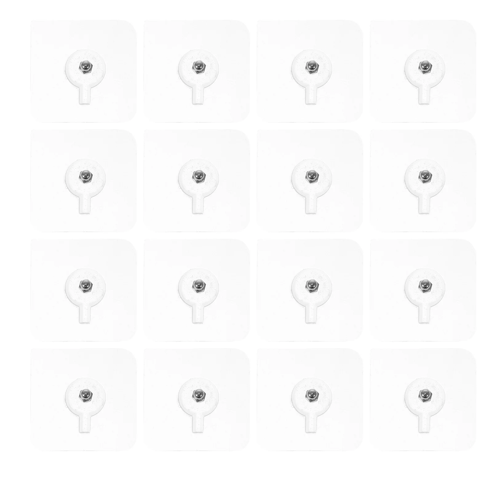 

20 PCS Photo Frame Nail-Free Hook Non-Trace Hooks Hanging Heavy Duty Household Towel Home Wall Adhesive Pads Picture