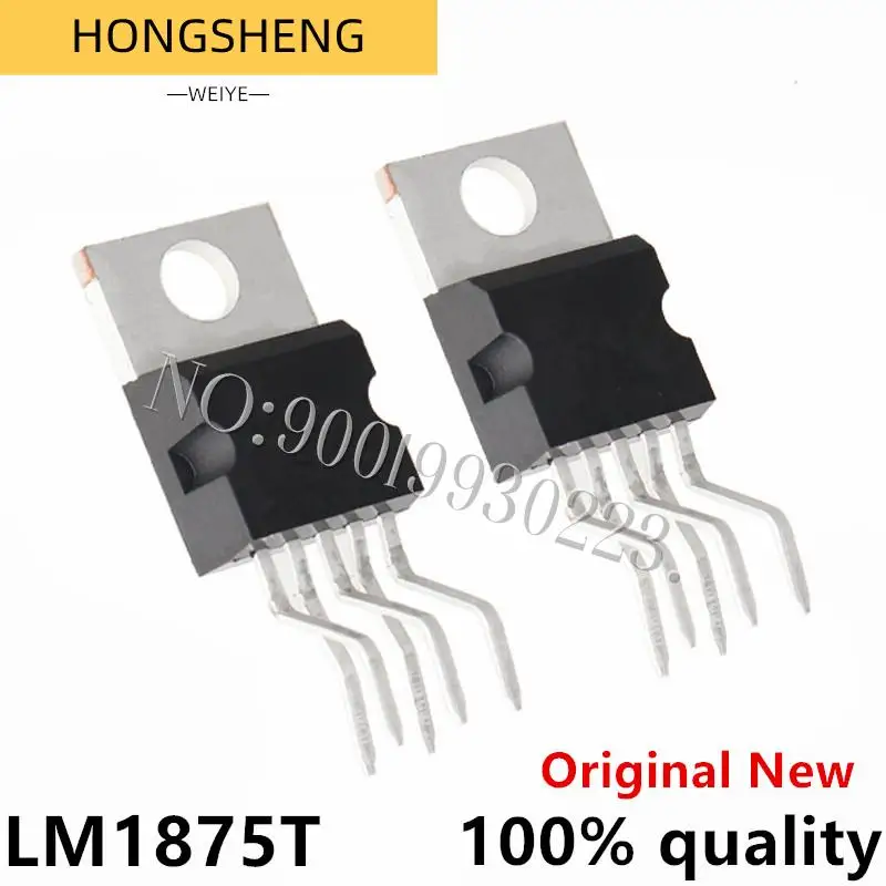 100% New 10pcs/lot LM1875T TO220-5 LM1875 TO220 20W Audio Power Amplifier