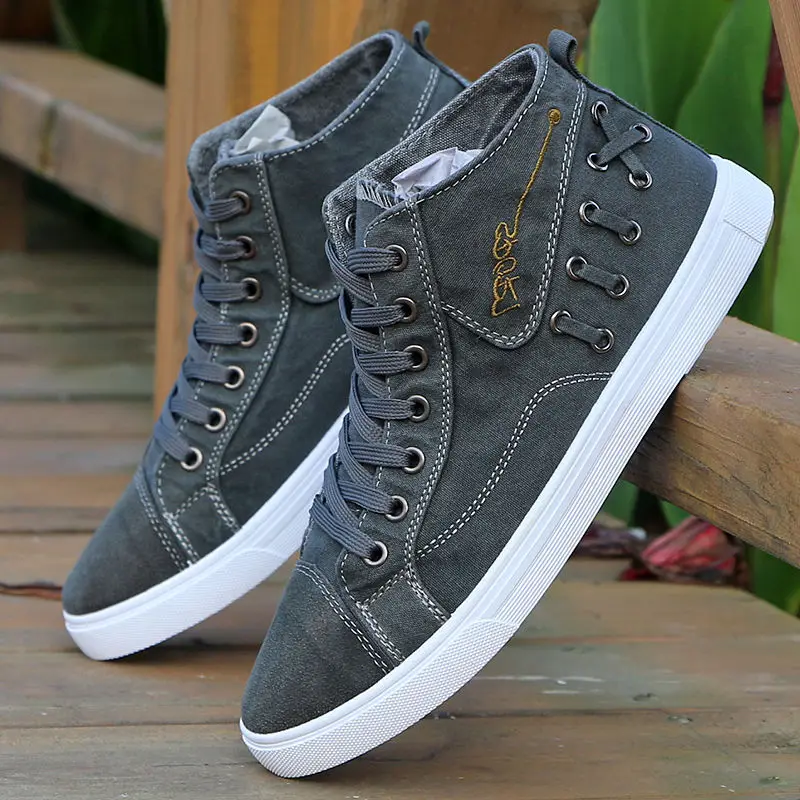

Canvas shoes men's Nice summer Pop men's casual shoes trend versatile low top board shoes Korean breathable cloth shoes