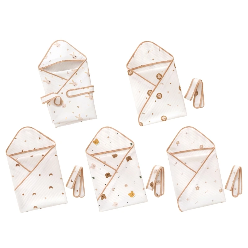 

Breathable Cotton Baby Blanket Newborn Blanket Wrap Promote a Good Night Sleep