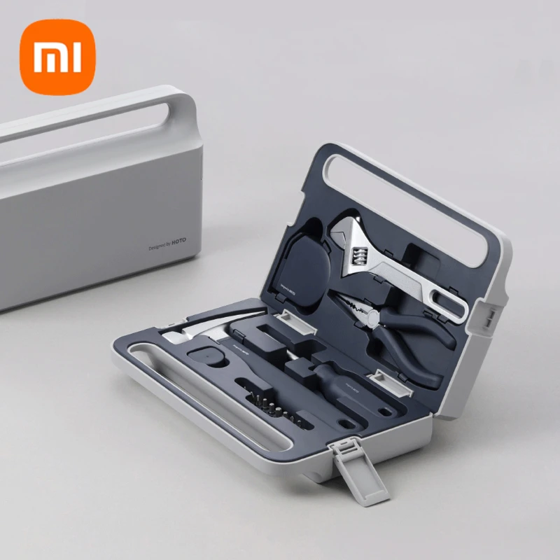 

Набор ручных инструментов Xiaomi HOTO 17 шт. набор инструментов «сделай сам» бытовой ручной инструмент с отверткой гаечный ключ молоток рулетка и...