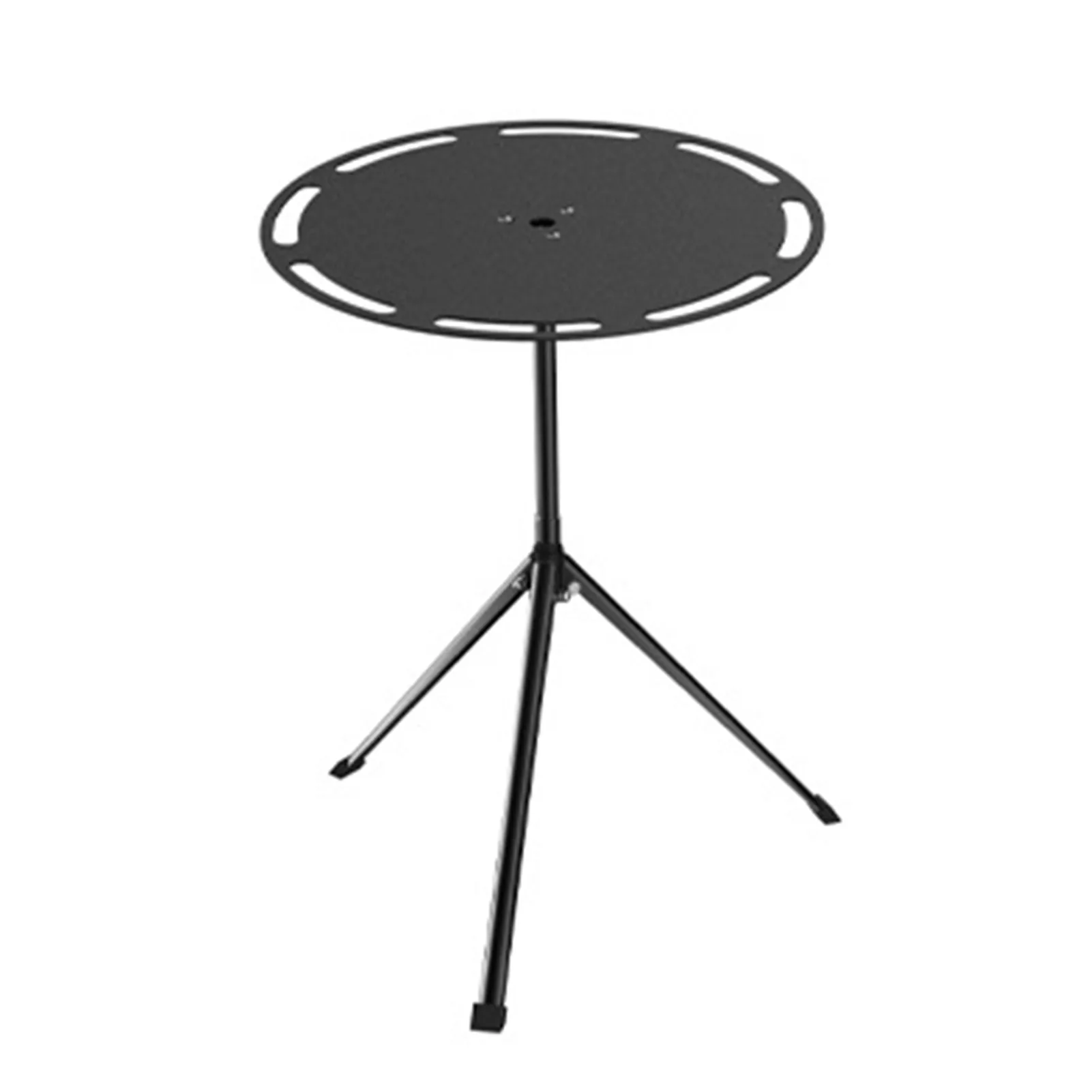 

Outdoor Folding Camping Table Round Camping Table Adjustable Picnic Table With Triangular Stable Support For Balcony Backyard