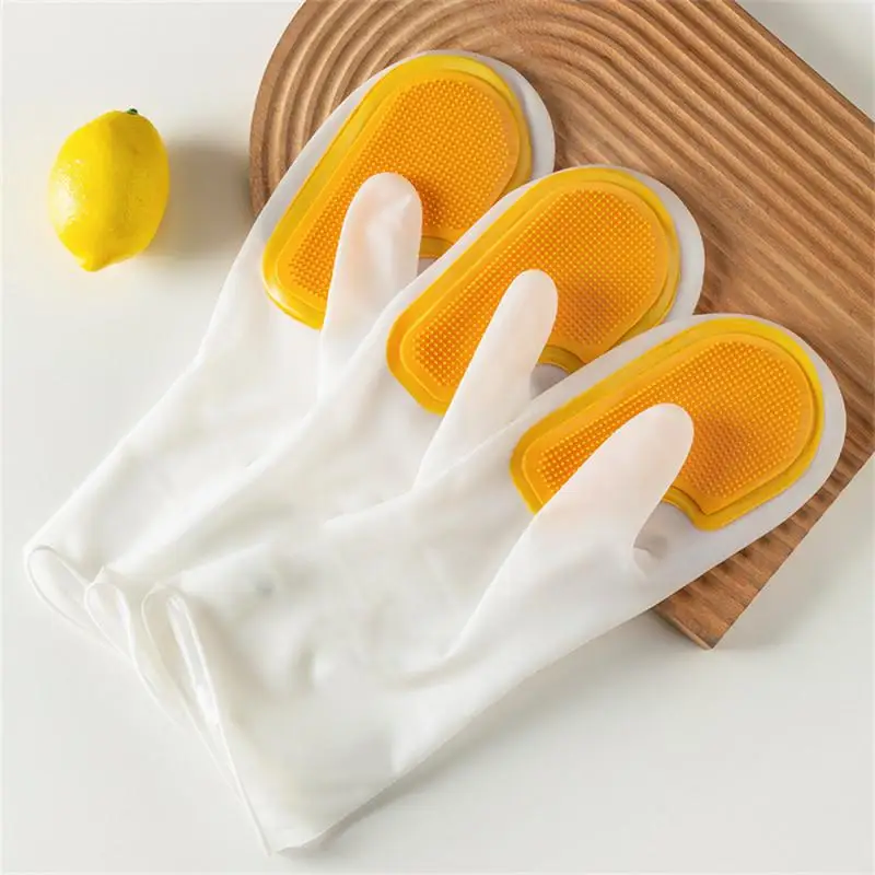 

Glove Brush Thermal Insulation Dishwashing Gloves High Quality Brush Non-slip Kitchen Cleaning Palm Brush