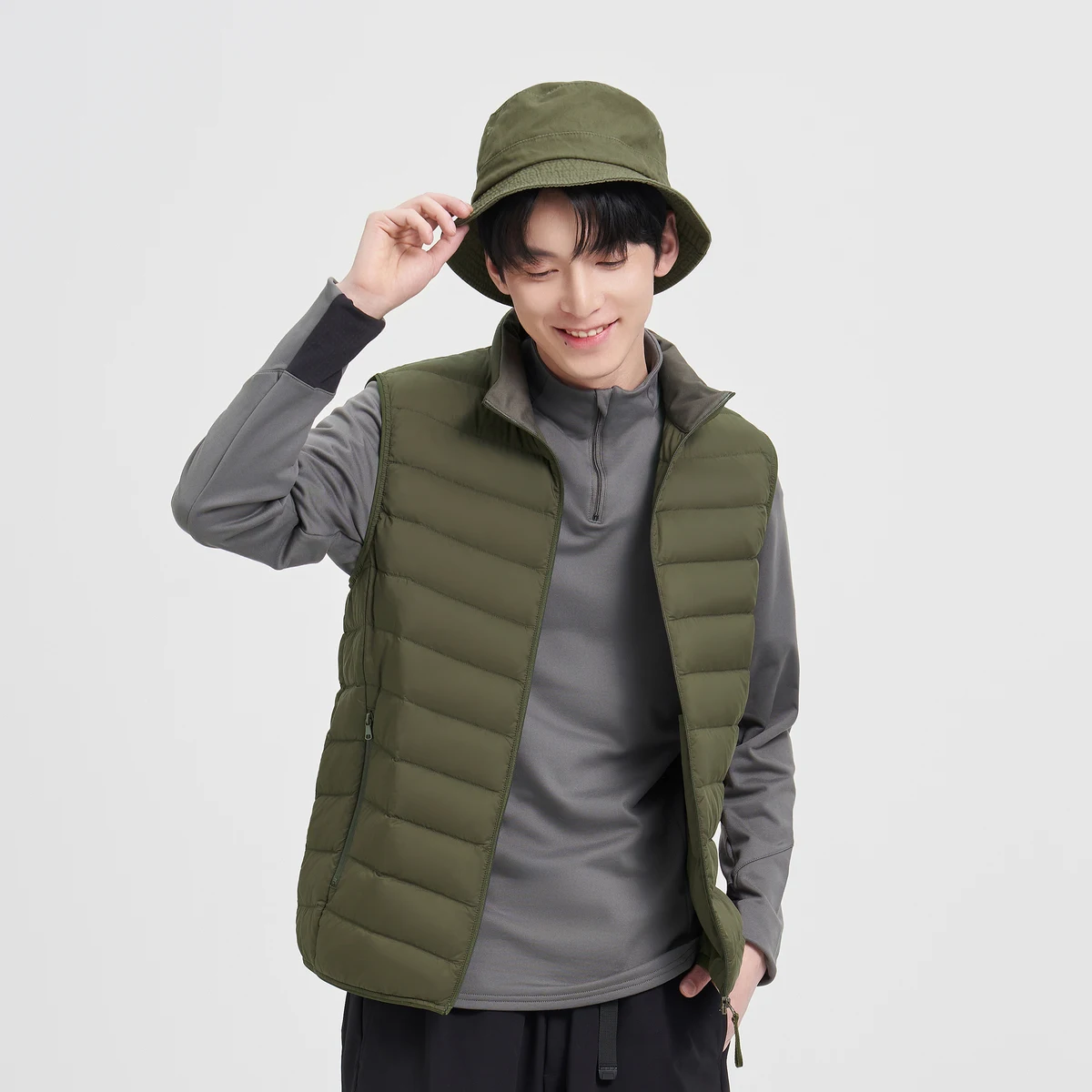 BOSIDENG 2024 Новый пуховой жилет для женского Зимнего пухового жилета с