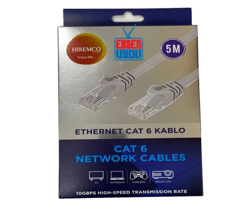 Сетевой кабель Hiremco Cat 6 локальной сети 5 метров | Электроника
