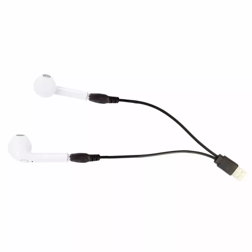 

Charger Cable USB to 2DC 2.0mm Power Charger Cable Adapter DC 5V Supply Charge for I7S Earphone 20CM Headphone charging cable 19