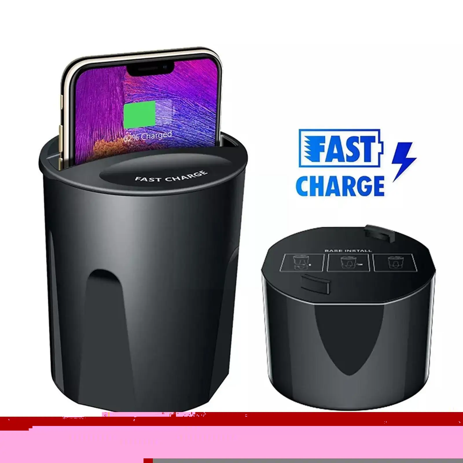 

Обновленная версия многофункционального автомобильного беспроводного зарядного устройства, автомобильное беспроводное зарядное устройс...