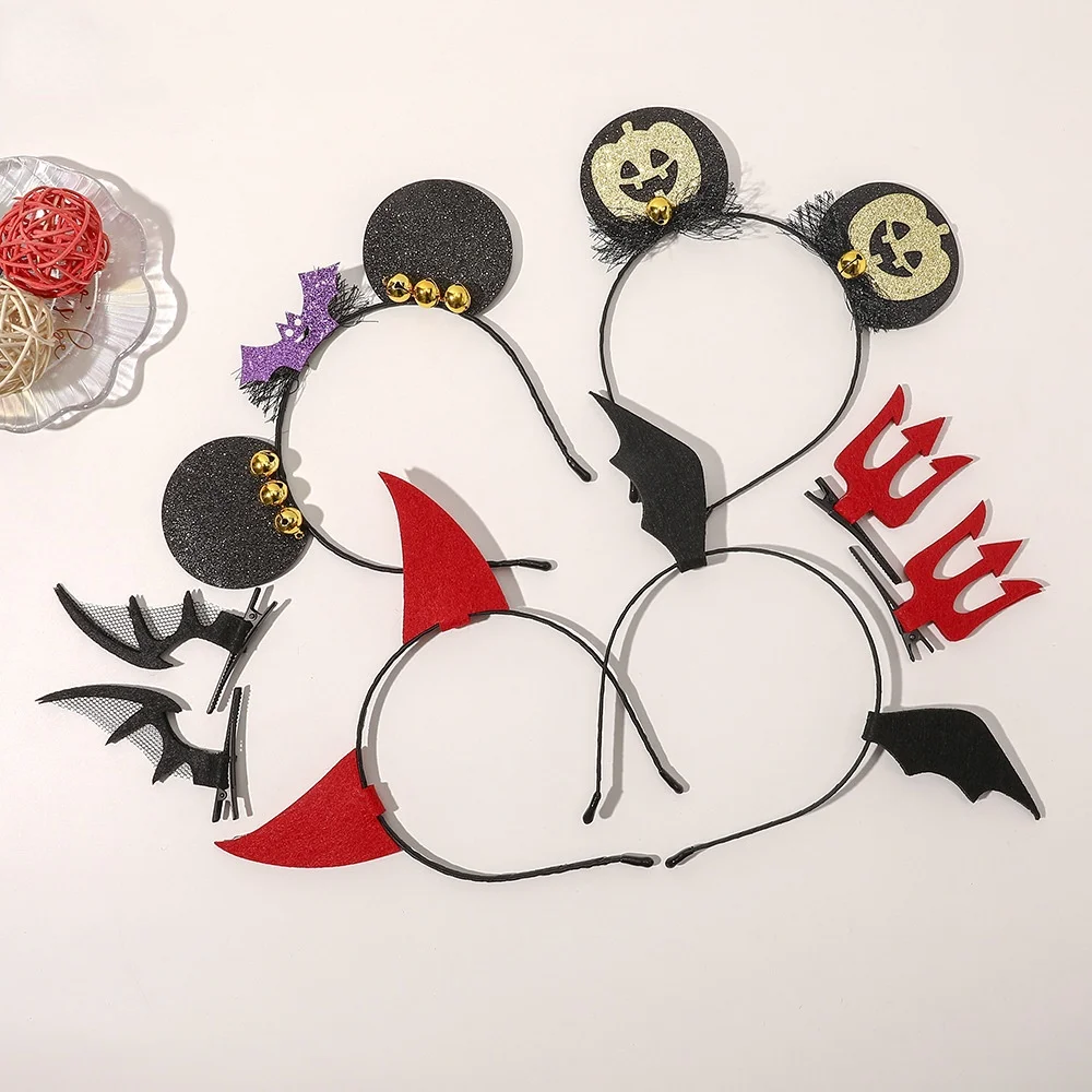 1 пара крутые крылья дьявола летучая мышь заколки для волос женский костюм на