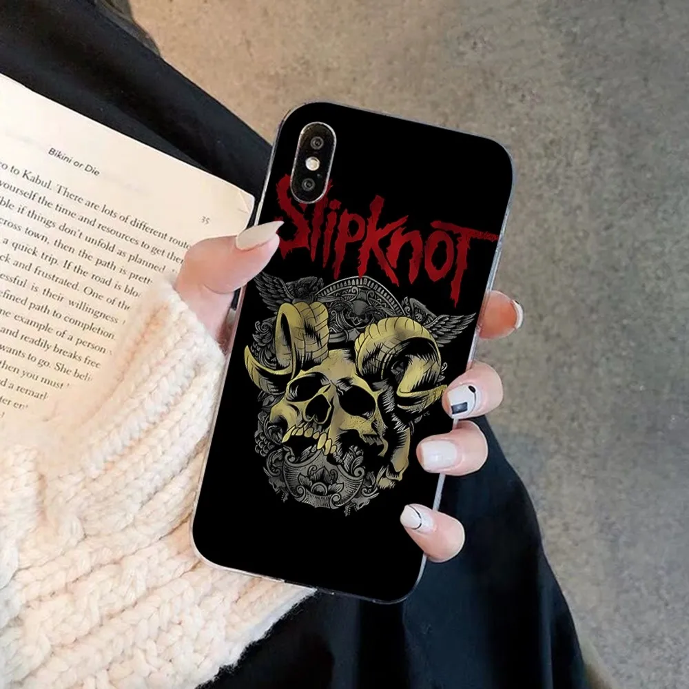 S-Slipknot Phone Case For IPhone 16 15 14 13 12 Mini 11 Pro XS Max X XR SE 6 7 8 Plus Soft Silicone Cover