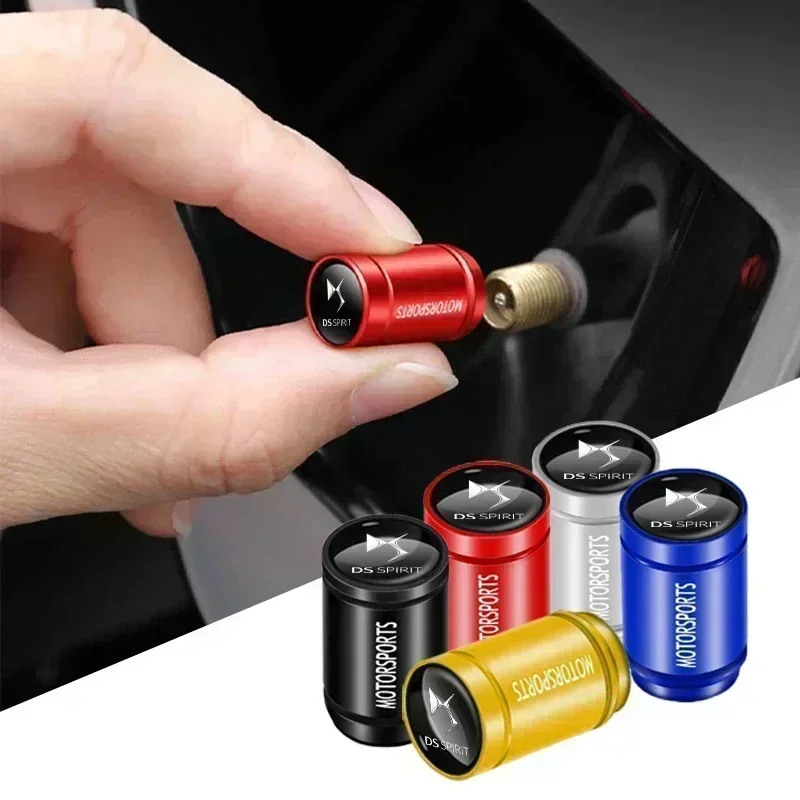 Металлические колпачки клапанов автомобильных шин 4 шт. пылезащитная Спортивная