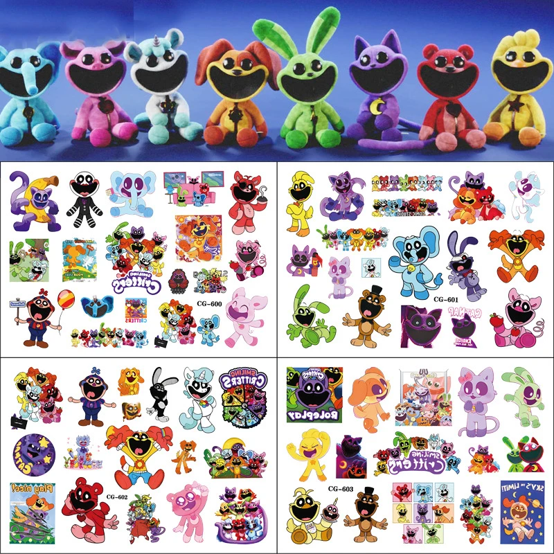 1/4 шт. водостойкие временные тату-наклейки